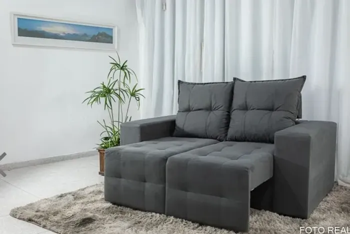 SOFÁ RETRÁTIL RECLINÁVEL VELUDINHO OFERTA ?!!! RF23