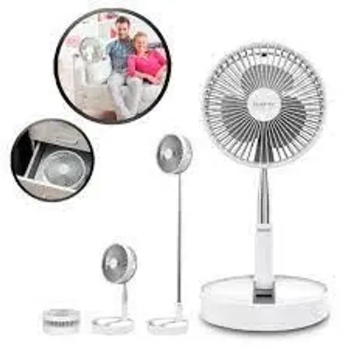 Ventilador, Dobrável E Portátil, Piso Retrátil/Ventilador USB, Bateria Recarregável 7200mA