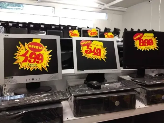 Computador Completo Diversos Modelos com Garantia e Nf-e Loja Física Eco Eletron