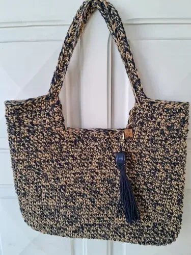 Bolsa em CROCHÊ - Fio ECOLÓGICO / Eco Juta