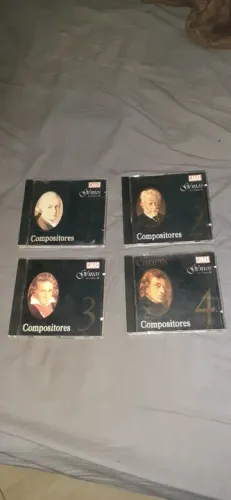 coletânea 4 CDs de músicas clássicas
