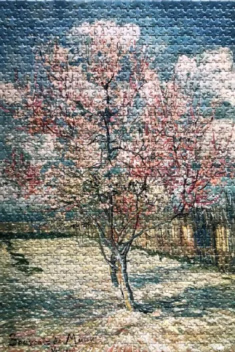 Mini quebra-cabeça Van Gogh