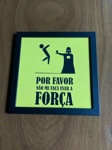 Quadro MDF tema Star Wars/Darth Vader
