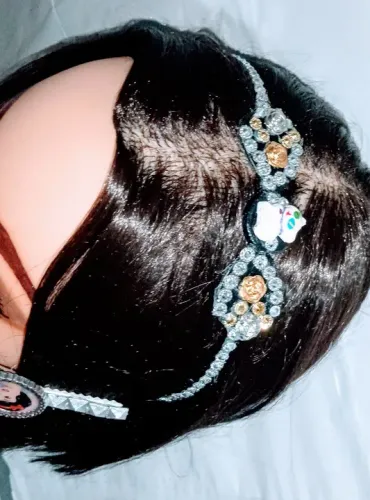 Aerco pra Cabelo 2 tiara e 1 Pregados de cabelo da princesa Branca de Neve parque 2 leva3