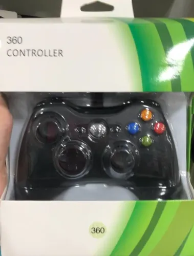 Controle Xbpx 360 Com Cabo - Entregamos em domicilio