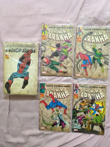 Hq Homem aranha Coleção historica marvel vol, 1 a 8
