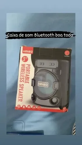Caixa de som Bluetooth top 
