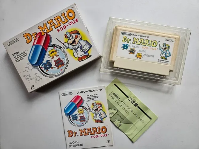  Dr. Mario Nintendo nintendinho NES Family computar original japonês 