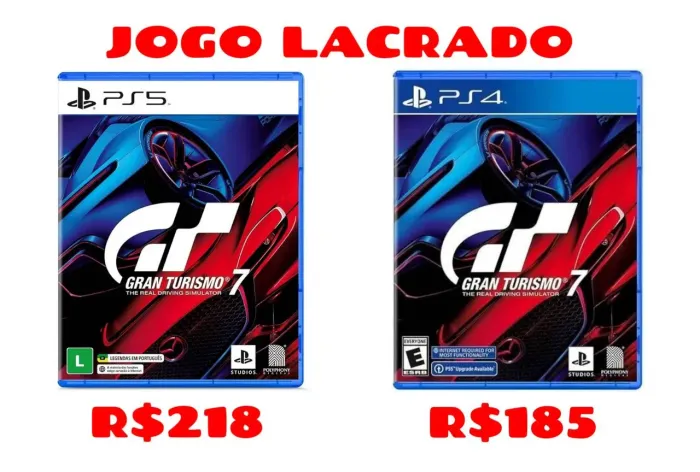 Gran Turismo 7 game PS5/PS4 lacrado! 