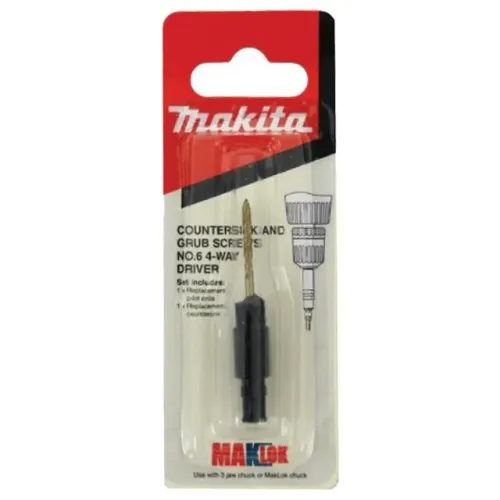 BROCA MAKITA HELICOIDAL ESCARIADORA 1/8POL 