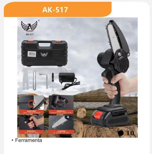 Mini motosserra portátil para serviços pequenos