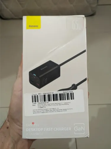 Carregador Turbo Baseu 65W