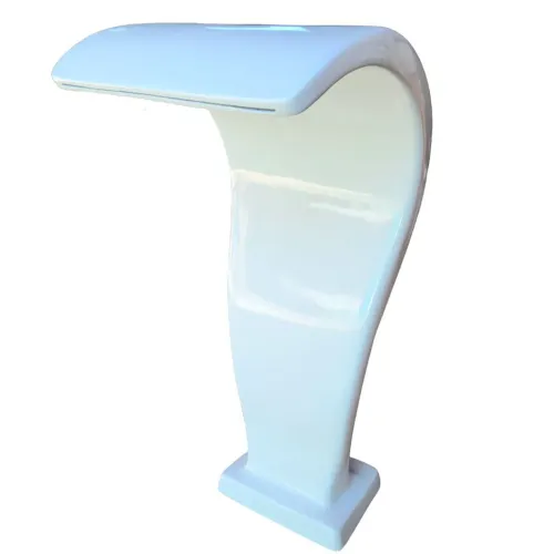 Cascata Branca para Piscina em Fibra - Pintura Pu Automotiva 70cm