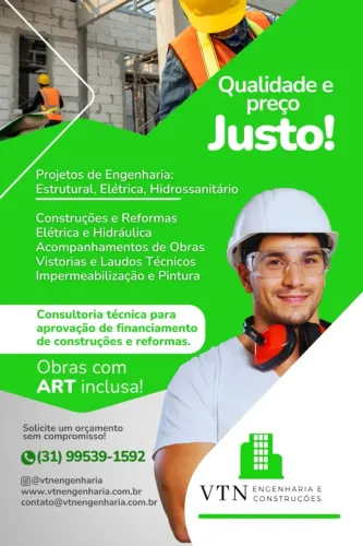 SERVIÇOS DE ENGENHARIA E CONSTRUÇÃO | QUALIDADE E CONFIANÇA 
