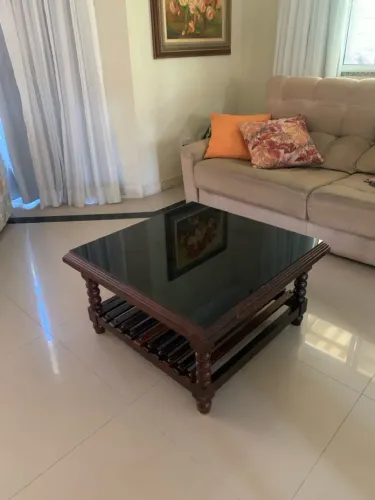 Mesa de Centro, Maciça Torneadas