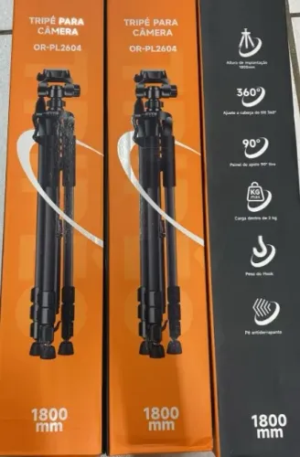 Tripé Profissional 180cm Suporte Câmera e Celular c/ Bolsa em Promoção