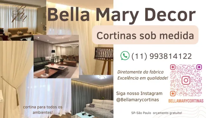 Cortinas sob medida