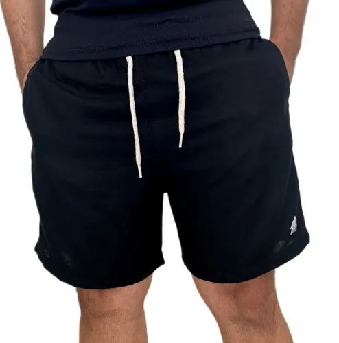 Short de linho preto ou na cor natural