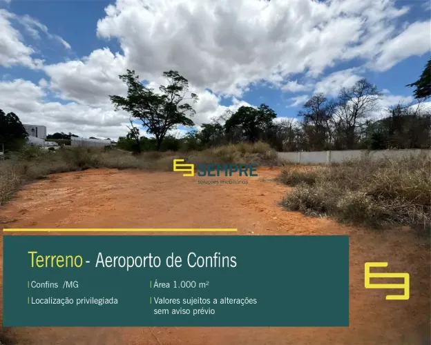 Terreno para alugar Confins - MG no bairro Aeroporto Confins