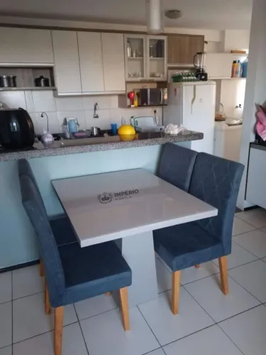 Mesas de jantar tampo de vidro laqueado 4 lugares
