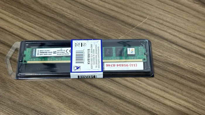 Memória RAM Kingston 8GB DDR3 1600MHz