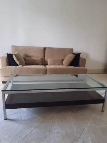 Mesa de centro cristal L=150cm, P =70cm