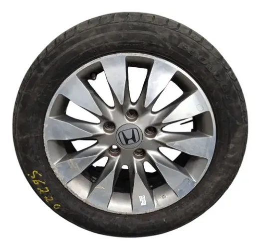 Roda Pneu Meia Vida Honda Civic Lxl 1.8 2012 Mec Detalhe