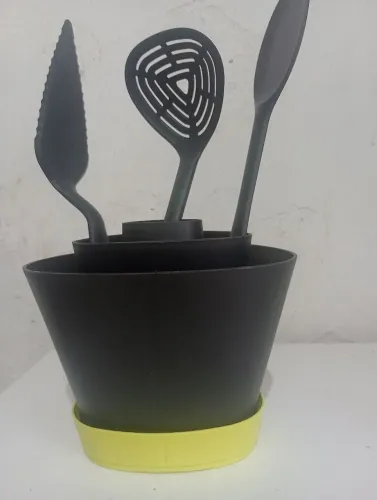 Tupperware Conjunto de Utensílios de Cozinha com Suporte