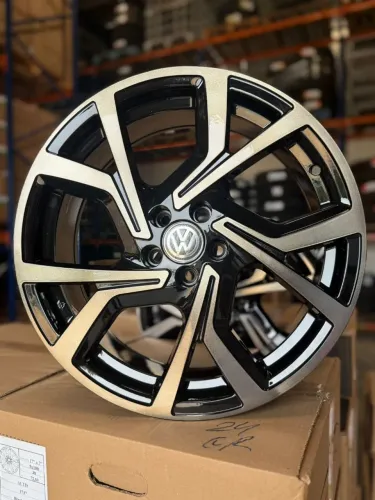 roda lançamento exclusivo polo gts diamante fume 18 5x100 em 10 x sem juros <br>