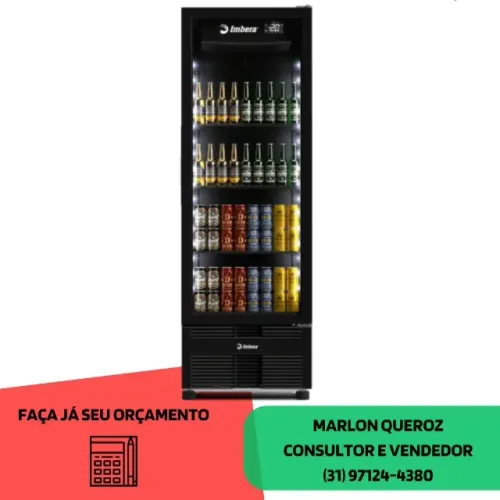 Cervejeira Imbera 560 Litros Porta de Vidro 127v