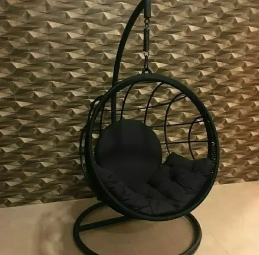 BALANÇO NINHO DE CORDA NÁUTICA + BASE/ SUPORTE