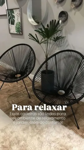Cadeiras Acapulco - Design Moderno conforto e estilo 