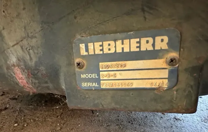 Transmissão LIEBHERR
