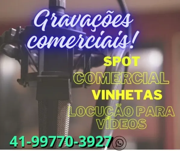 Gravação para comércios, igrejas e eventos