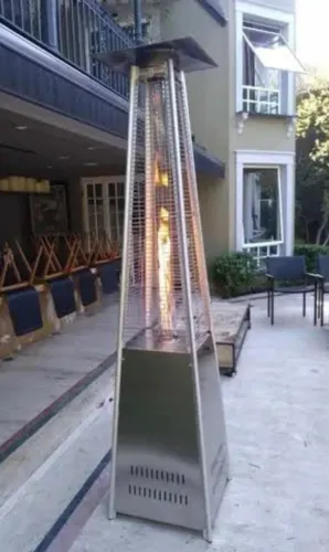 Aquecedor externo piramide ambiente a gás para área externa