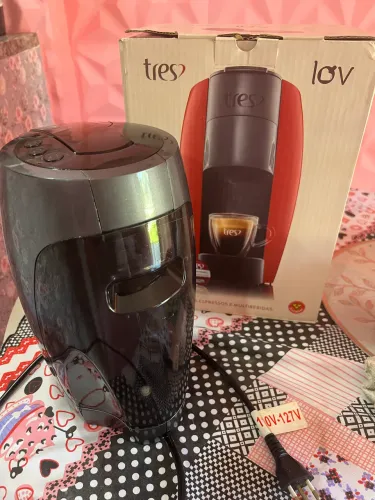 Cafeteira estresso, 3 corações 