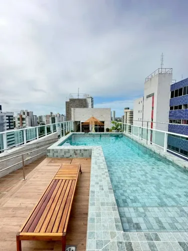 Edf. Porto Design, 35m², ótima área de lazer e 1 vaga de garagem