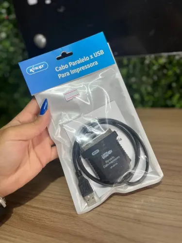 Cabo Paralelo x USB para Impressora KNUP