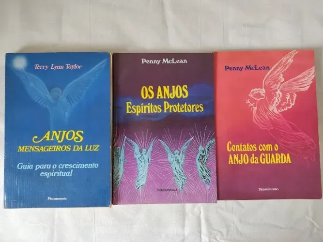 Kit 3 Livros Mensageiro Da Luz- Contatos Com O Anjo - Os Anjos Espiritos Protetores