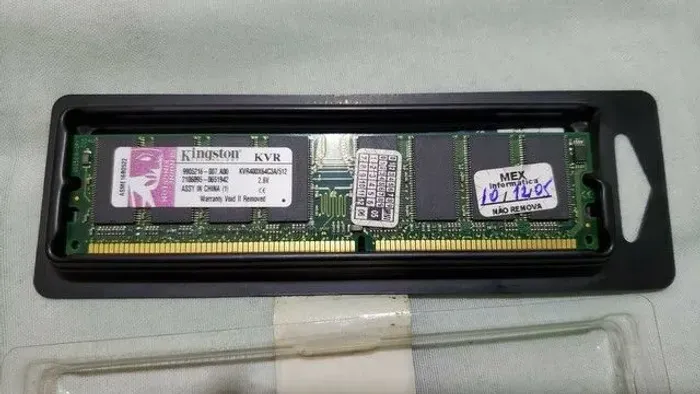 Memória Ram Kingston Kvr400x64c3a/512 Ddr400 512mb Pc3200