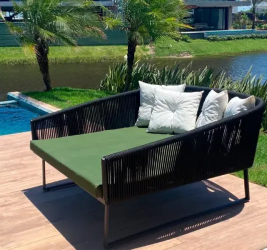 CHAISE QUADRADA PARA VARANDA, PISCINA, JARDIM