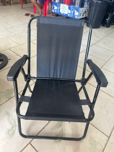 CADEIRA DE PRAIA PRETA