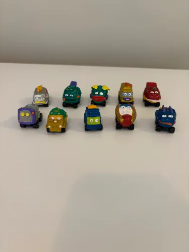 Brinquedo Trash Pack Wheels + 10 Bonecos - Raro e Completo!