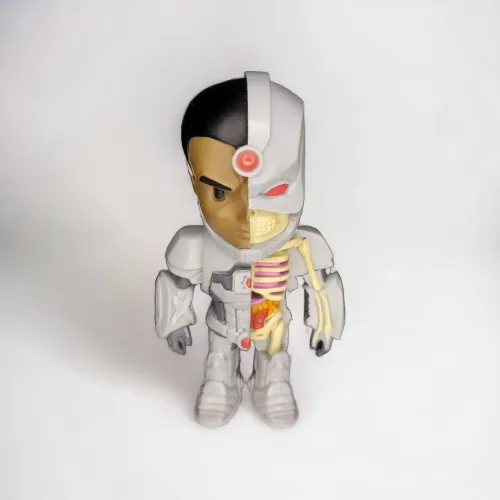 Boneco Minifigure Cyborg DC Liga da Justiça Xxray