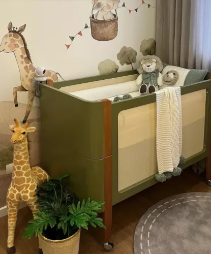 Berço Luxo Bo (berço, mini berço e caminha)