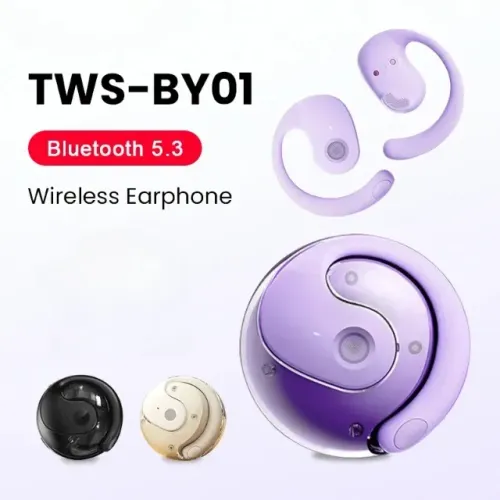 Fones Ows alta fidelidade som estéreo toque inteligente à prova d'água - Roxo