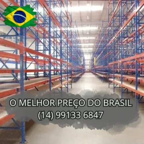 Porta palete estruturado para estoque