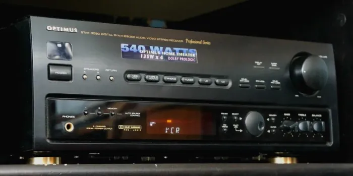 Home Theater Optimus STAV-3590 Dolby Pro Logic 540 watts Radioshack com controle