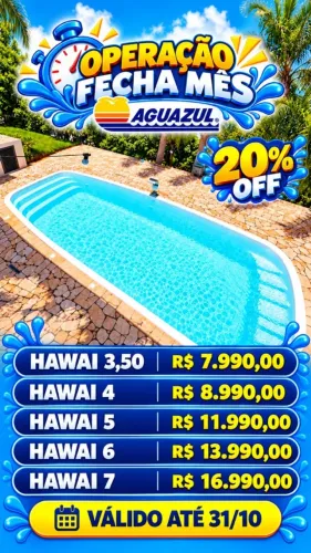 Piscinas de Fibra Hawai
