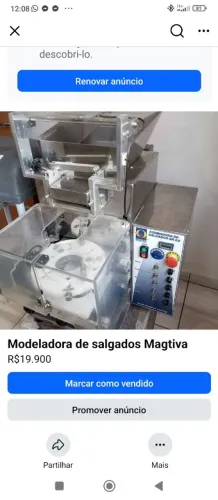 Modeladora de salgado